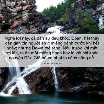Picture 06 - 2 Sa-mu-ên 3:35 VIE - Nghe lời nầy, cả dân sự đều khóc. - Bible Verse Picture