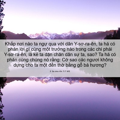 Picture 06 - 2 Sa-mu-ên 7:7 VIE - Khắp nơi nào ta ngự qua với dân - Bible Verse Picture