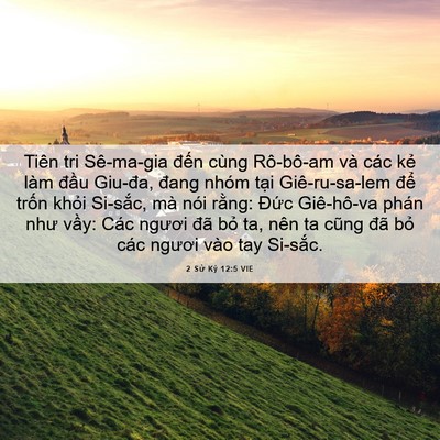 Picture 06 - 2 Sử Ký 12:5 VIE - Tiên tri Sê-ma-gia đến cùng Rô-bô-am và - Bible Verse Picture