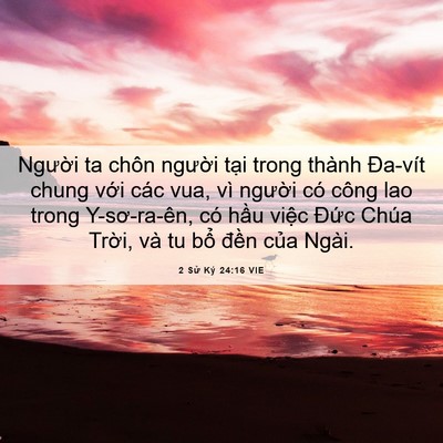 Picture 06 - 2 Sử Ký 24:16 VIE - Người ta chôn người tại trong thành - Bible Verse Picture