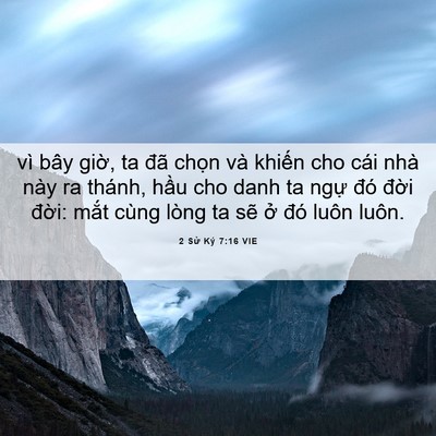 Picture 06 - 2 Sử Ký 7:16 VIE - vì bây giờ, ta đã chọn và khiến cho - Bible Verse Picture