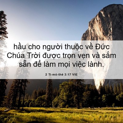 Picture 06 - 2 Ti-mô-thê 3:17 VIE - hầu cho người thuộc về Đức Chúa - Bible Verse Picture