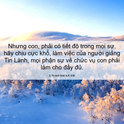 Picture 06 - 2 Ti-mô-thê 4:5 VIE - Nhưng con, phải có tiết độ trong mọi - Bible Verse Picture