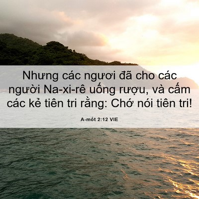 Picture 06 - A-mốt 2:12 VIE - Nhưng các ngươi đã cho các người - Bible Verse Picture
