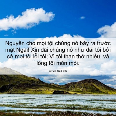 Picture 06 - Ai Ca 1:22 VIE - Nguyền cho mọi tội chúng nó bày ra - Bible Verse Picture