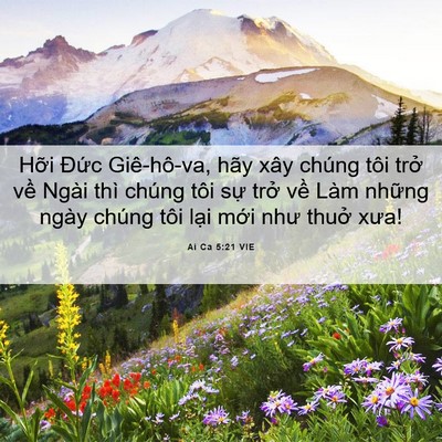 Picture 06 - Ai Ca 5:21 VIE - Hỡi Đức Giê-hô-va, hãy xây chúng tôi - Bible Verse Picture