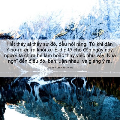 Picture 06 - Các Thủ Lãnh 19:30 VIE - Hết thảy ai thấy sự đó, đều nói - Bible Verse Picture