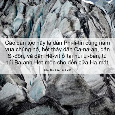 Picture 06 - Các Thủ Lãnh 3:3 VIE - Các dân tộc nầy là dân Phi-li-tin cùng - Bible Verse Picture