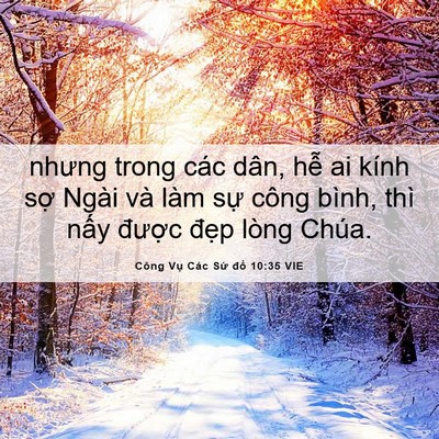 Picture 06 - Công Vụ Các Sứ đồ 10:35 VIE - nhưng trong các dân, hễ ai kính sợ Ngài - Bible Verse Picture