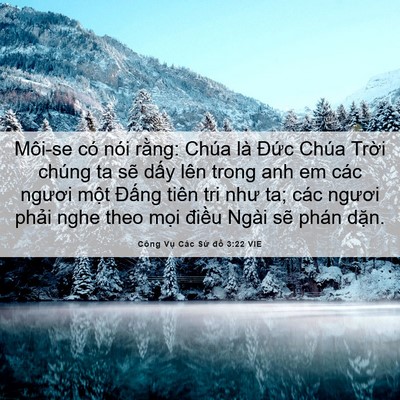 Picture 06 - Công Vụ Các Sứ đồ 3:22 VIE - Môi-se có nói rằng: Chúa là Đức Chúa - Bible Verse Picture