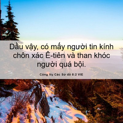 Picture 06 - Công Vụ Các Sứ đồ 8:2 VIE - Dầu vậy, có mấy người tin kính chôn - Bible Verse Picture