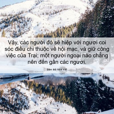 Picture 06 - Dân Số 18:4 VIE - Vậy, các người đó sẽ hiệp với - Bible Verse Picture