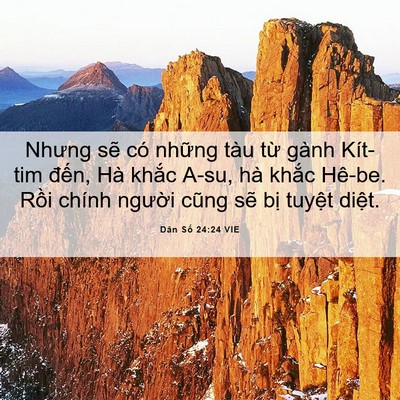 Picture 06 - Dân Số 24:24 VIE - Nhưng sẽ có những tàu từ gành Kít-tim - Bible Verse Picture