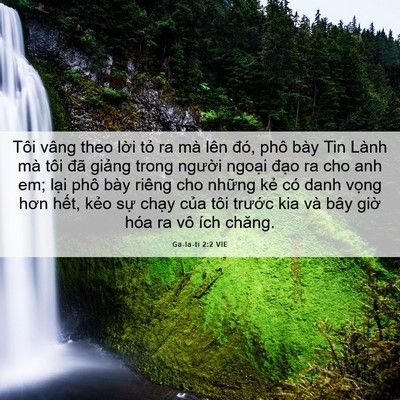 Picture 06 - Ga-la-ti 2:2 VIE - Tôi vâng theo lời tỏ ra mà lên đó, phô - Bible Verse Picture