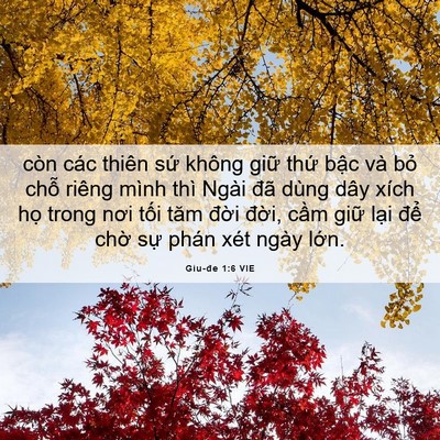 Picture 06 - Giu-đe 1:6 VIE - còn các thiên sứ không giữ thứ bậc - Bible Verse Picture