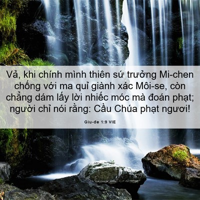 Picture 06 - Giu-đe 1:9 VIE - Vả, khi chính mình thiên sứ trưởng - Bible Verse Picture