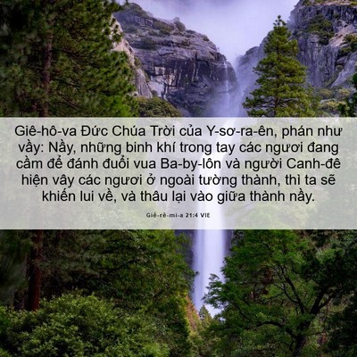 Picture 06 - Giê-rê-mi-a 21:4 VIE - Giê-hô-va Đức Chúa Trời của - Bible Verse Picture