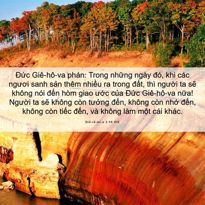 Picture 06 - Giê-rê-mi-a 3:16 VIE - Đức Giê-hô-va phán: Trong những ngày - Bible Verse Picture