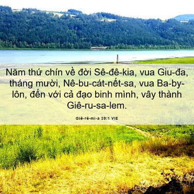 Picture 06 - Giê-rê-mi-a 39:1 VIE - Năm thứ chín về đời Sê-đê-kia, vua - Bible Verse Picture