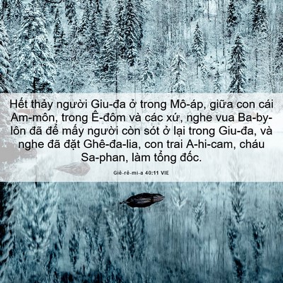 Picture 06 - Giê-rê-mi-a 40:11 VIE - Hết thảy người Giu-đa ở trong Mô-áp, - Bible Verse Picture