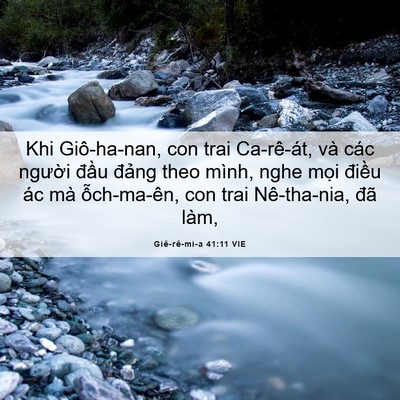 Picture 06 - Giê-rê-mi-a 41:11 VIE - Khi Giô-ha-nan, con trai Ca-rê-át, và các - Bible Verse Picture