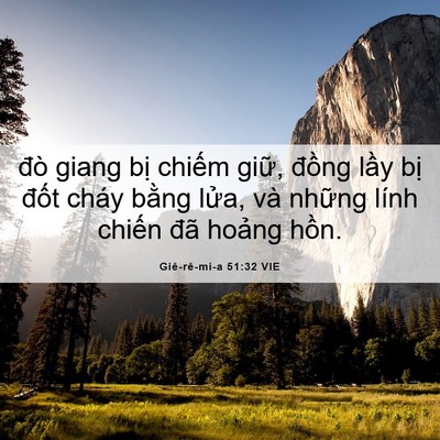 Picture 06 - Giê-rê-mi-a 51:32 VIE - đò giang bị chiếm giữ, đồng lầy bị - Bible Verse Picture