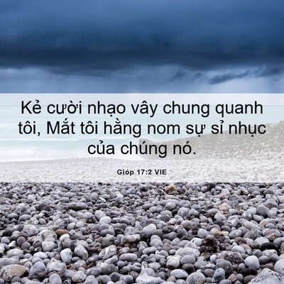 Picture 06 - Gióp 17:2 VIE - Kẻ cười nhạo vây chung quanh tôi, Mắt - Bible Verse Picture