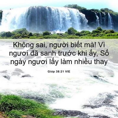 Picture 06 - Gióp 38:21 VIE - Không sai, người biết mà! Vì ngươi đã - Bible Verse Picture