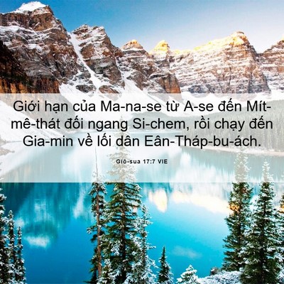 Picture 06 - Giô-sua 17:7 VIE - Giới hạn của Ma-na-se từ A-se đến - Bible Verse Picture