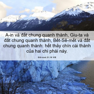 Picture 06 - Giô-sua 21:16 VIE - A-in và đất chung quanh thành, Giu-ta và - Bible Verse Picture