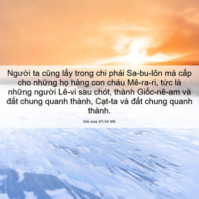 Picture 06 - Giô-sua 21:34 VIE - Người ta cũng lấy trong chi phái - Bible Verse Picture