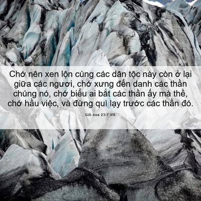 Picture 06 - Giô-sua 23:7 VIE - Chớ nên xen lộn cùng các dân tộc này - Bible Verse Picture