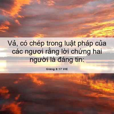 Picture 06 - Giăng 8:17 VIE - Vả, có chép trong luật pháp của các - Bible Verse Picture