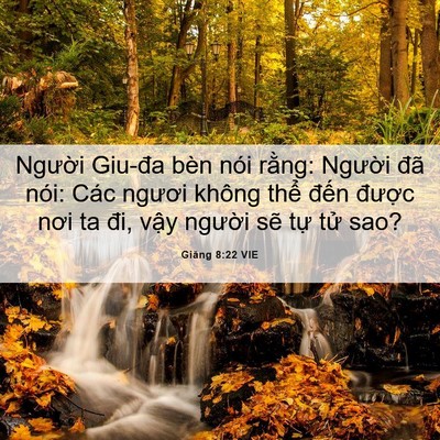 Picture 06 - Giăng 8:22 VIE - Người Giu-đa bèn nói rằng: Người đã - Bible Verse Picture
