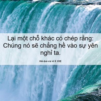 Picture 06 - Hê-bơ-rơ 4:5 VIE - Lại một chỗ khác có chép rằng: Chúng - Bible Verse Picture