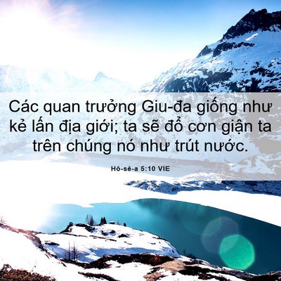 Picture 06 - Hô-sê-a 5:10 VIE - Các quan trưởng Giu-đa giống như kẻ - Bible Verse Picture