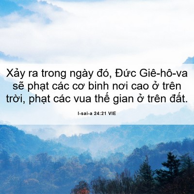 Picture 06 - I-sai-a 24:21 VIE - Xảy ra trong ngày đó, Đức Giê-hô-va - Bible Verse Picture