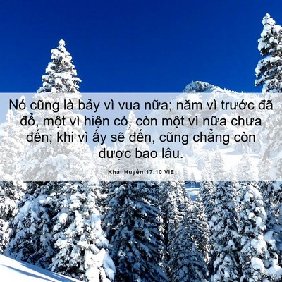 Picture 06 - Khải Huyền 17:10 VIE - Nó cũng là bảy vì vua nữa; năm vì - Bible Verse Picture