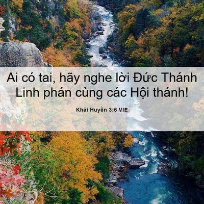 Picture 06 - Khải Huyền 3:6 VIE - Ai có tai, hãy nghe lời Đức Thánh Linh - Bible Verse Picture