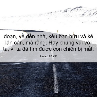 Picture 06 - Lu-ca 15:6 VIE - đoạn, về đến nhà, kêu bạn hữu và - Bible Verse Picture