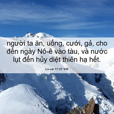 Picture 06 - Lu-ca 17:27 VIE - người ta ăn, uống, cưới, gả, cho - Bible Verse Picture