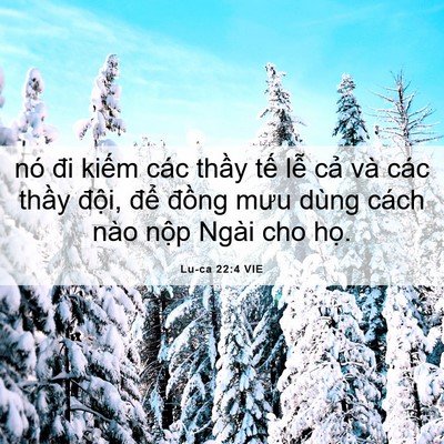 Picture 06 - Lu-ca 22:4 VIE - nó đi kiếm các thầy tế lễ cả và - Bible Verse Picture