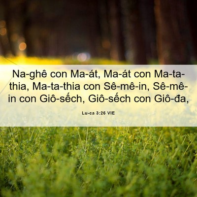 Picture 06 - Lu-ca 3:26 VIE - Na-ghê con Ma-át, Ma-át con Ma-ta-thia, - Bible Verse Picture