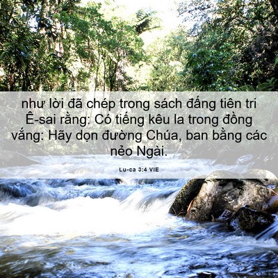 Picture 06 - Lu-ca 3:4 VIE - như lời đã chép trong sách đấng tiên - Bible Verse Picture