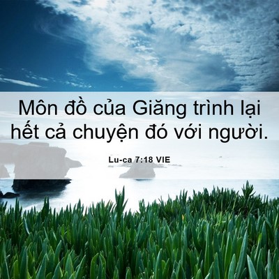 Picture 06 - Lu-ca 7:18 VIE - Môn đồ của Giăng trình lại hết cả - Bible Verse Picture