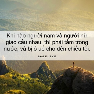 Picture 06 - Lê-vi 15:18 VIE - Khi nào người nam và người nữ giao - Bible Verse Picture