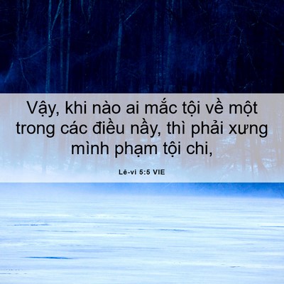 Picture 06 - Lê-vi 5:5 VIE - Vậy, khi nào ai mắc tội về một trong - Bible Verse Picture