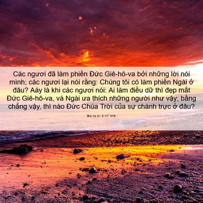 Picture 06 - Ma-la-ki 2:17 VIE - Các ngươi đã làm phiền Đức Giê-hô-va - Bible Verse Picture