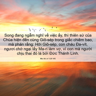 Picture 06 - Ma-thi-ơ 1:20 VIE - Song đang ngẫm nghĩ về việc ấy, thì - Bible Verse Picture