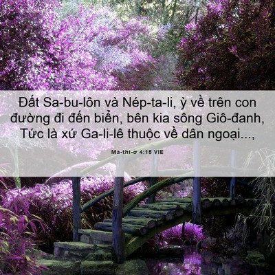 Picture 06 - Ma-thi-ơ 4:15 VIE - Đất Sa-bu-lôn và Nép-ta-li, ỳ về trên - Bible Verse Picture